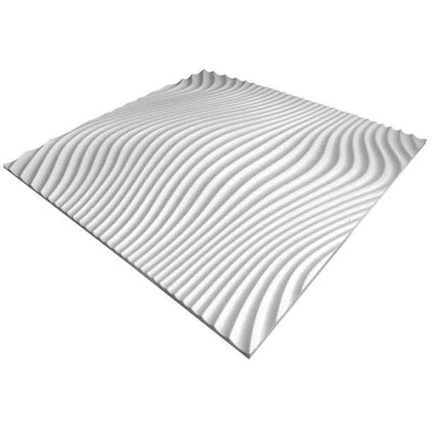 Плита потолочная С2027 50х50 см белая от магазина ЛесКонПром.ру