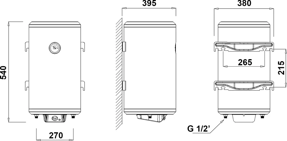 Накопительный водонагреватель Nofer SB 30 электрический от магазина ЛесКонПром.ру
