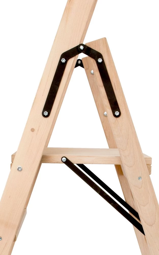 Стремянка деревянная односторонняя со ступенями Hoz-Block Электрик 7 ступеней (арт. СДЭ-7) от магазина ЛесКонПром.ру