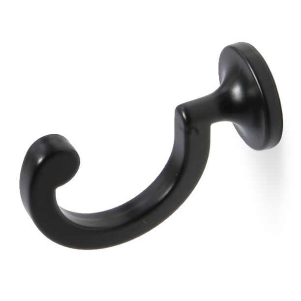 Крючок мебельный K-019 010 черный матовый от магазина ЛесКонПром.ру