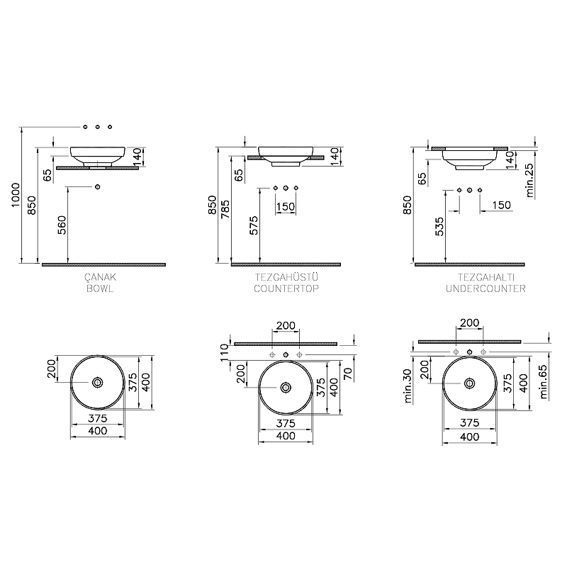 Раковина-чаша Vitra Water Jewels 40 4334B003-1361 Белая от магазина ЛесКонПром.ру