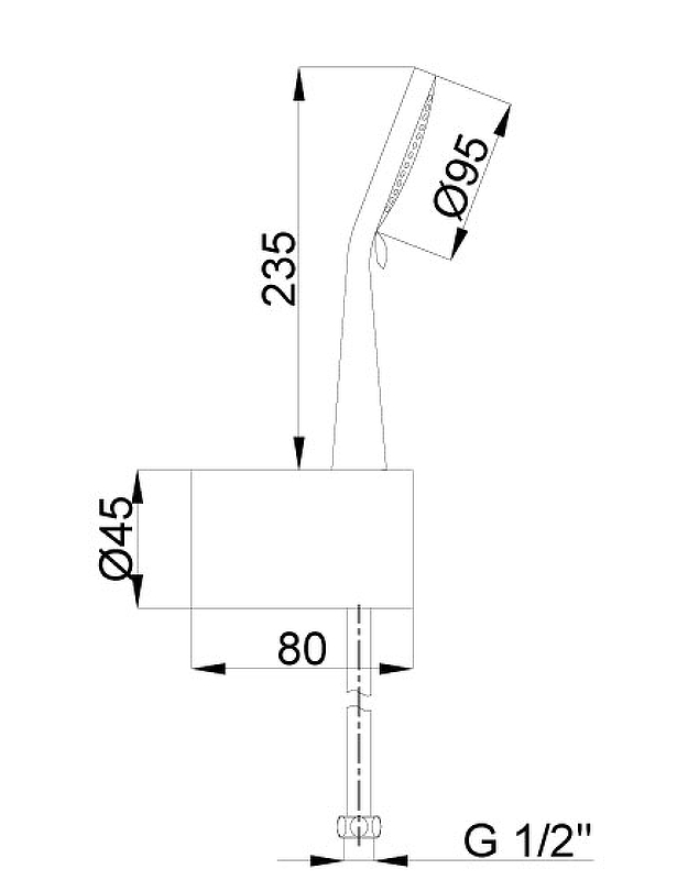 Душевой гарнитур Azario AZ-15786010 Хром от магазина ЛесКонПром.ру