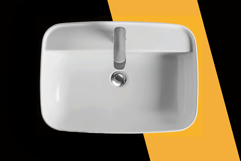 Раковина Kerasan Tribeca 60 514001*1 Белая от магазина ЛесКонПром.ру