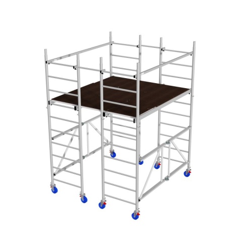 Алюминиевая Вышка-тура KRAUSE PROTEC XS-P РВ 3,7 м (Арт.920218) от магазина ЛесКонПром.ру