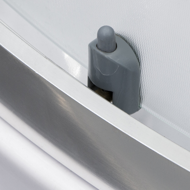 Душевой уголок Hanke 80х80х150 см матовый хром профиль от магазина ЛесКонПром.ру