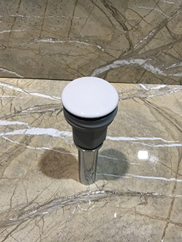 Донный клапан CeramaLux RD020 Белый от магазина ЛесКонПром.ру