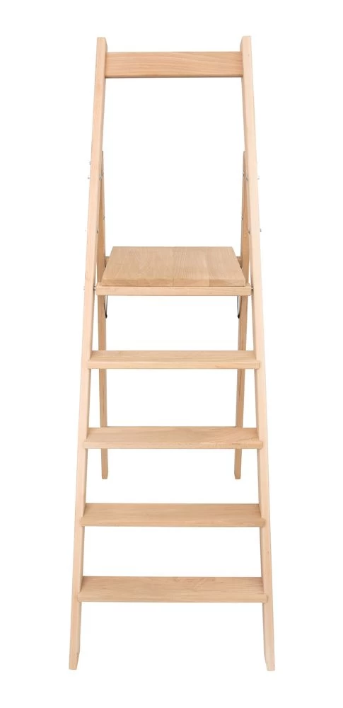 Стремянка деревянная односторонняя со ступенями Hoz-Block Электрик 5 ступеней (арт. СДЭ-5) от магазина ЛесКонПром.ру