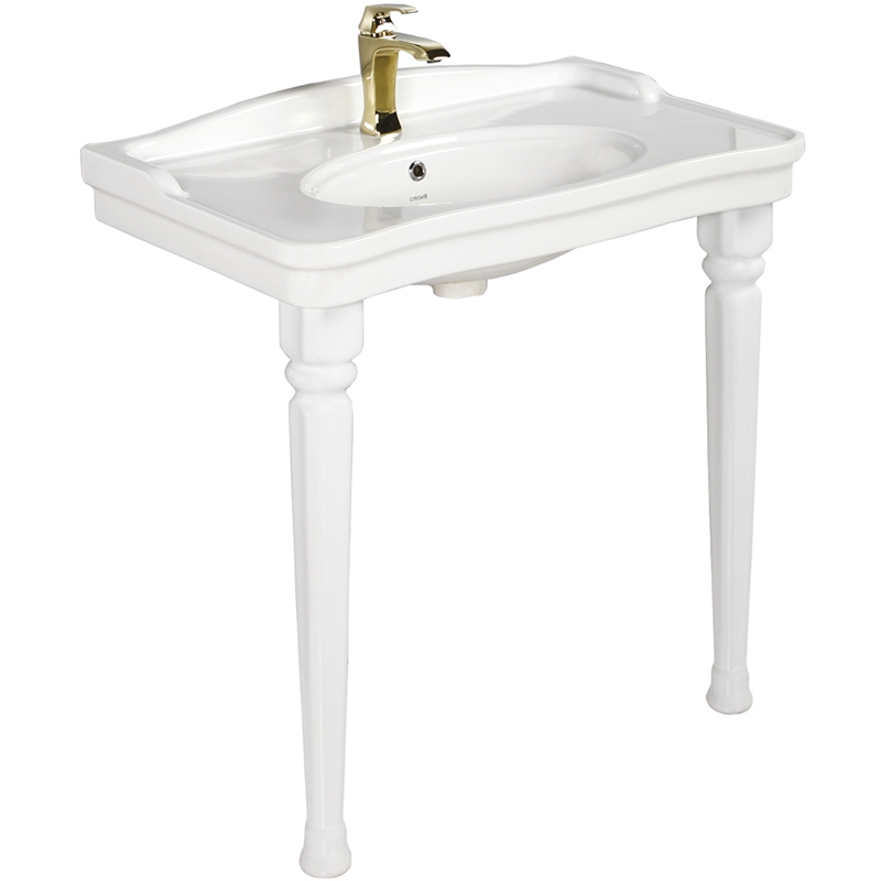 Раковина Creavit Antik 80 AN080-00CB00E-0000 Белая от магазина ЛесКонПром.ру