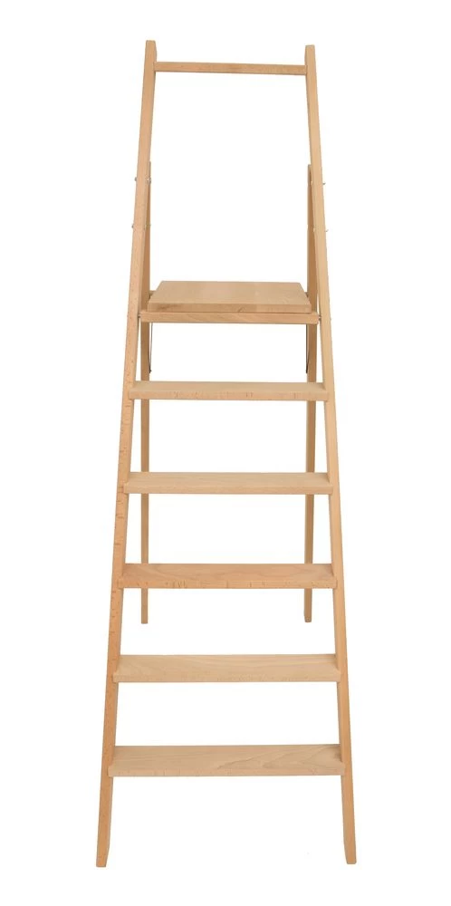 Стремянка деревянная односторонняя со ступенями Hoz-Block Электрик 6 ступеней (арт. СДЭ-6) от магазина ЛесКонПром.ру