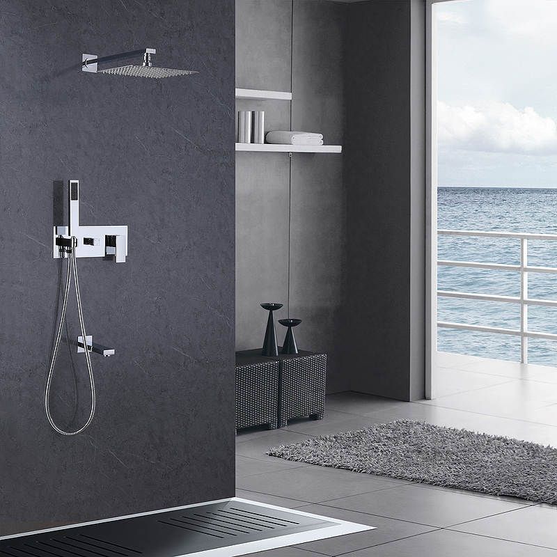 Душевая система Abber Daheim AF8217 Хром от магазина ЛесКонПром.ру