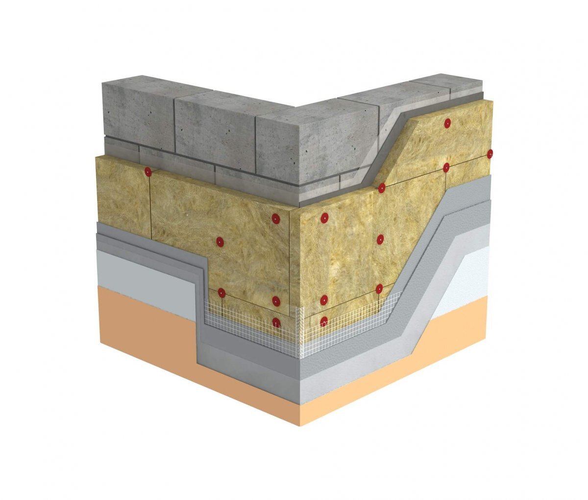 Плита минераловатная ТЕХНОНИКОЛЬ Технофас Оптима 1200х600х50 мм, 6 шт от магазина ЛесКонПром.ру