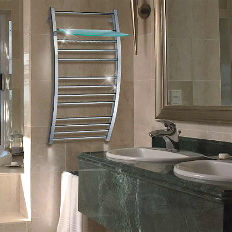 Водяной полотенцесушитель Grota Vela 530х1200 Хром от магазина ЛесКонПром.ру