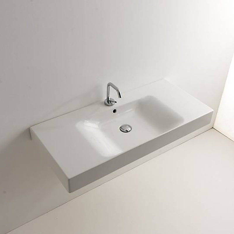 Раковина Kerasan Cento 100 355001*1 Белая от магазина ЛесКонПром.ру