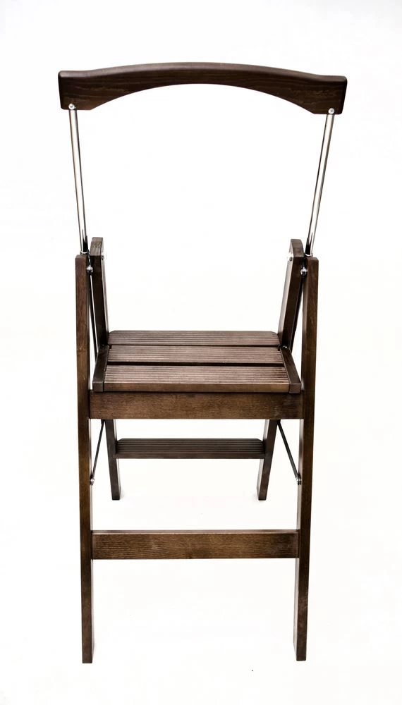 Стремянка деревянная Hoz-Block Серж 3 ступени Венге (арт. СДР-3В) от магазина ЛесКонПром.ру