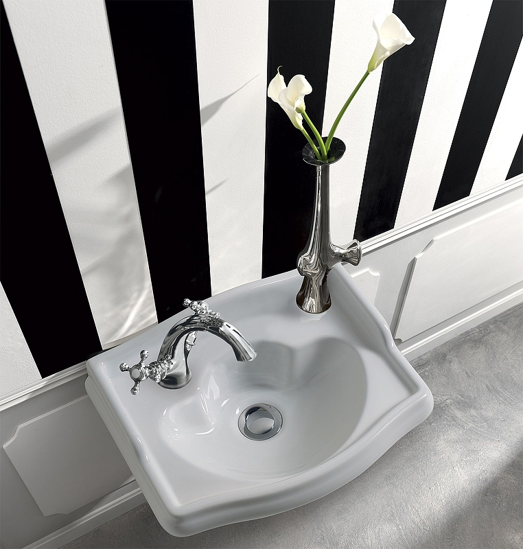 Раковина Kerasan Retro 41 103301*0 Белая от магазина ЛесКонПром.ру