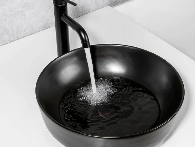 Раковина-чаша Gappo 42 GT105-8 Черная матовая от магазина ЛесКонПром.ру