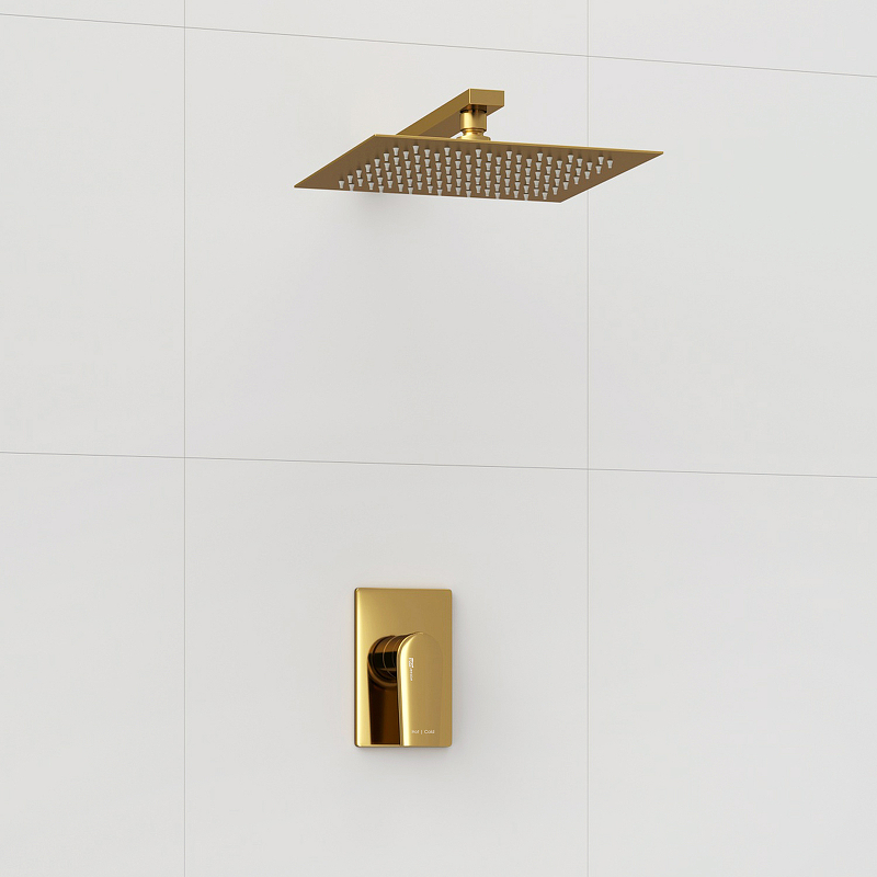 Душевая система WasserKRAFT A55180 Золото матовое от магазина ЛесКонПром.ру