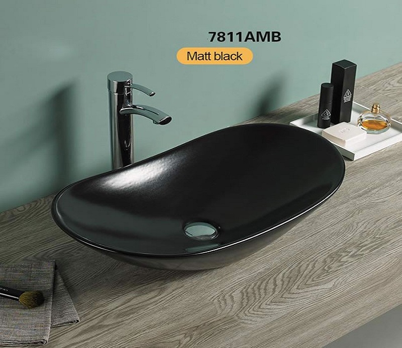 Раковина-чаша CeramaLux 61 7811AMB Черная матовая от магазина ЛесКонПром.ру