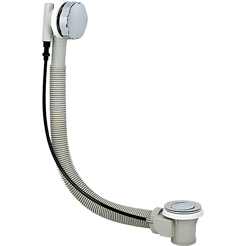 Слив-перелив Remer 96P автомат Хром от магазина ЛесКонПром.ру