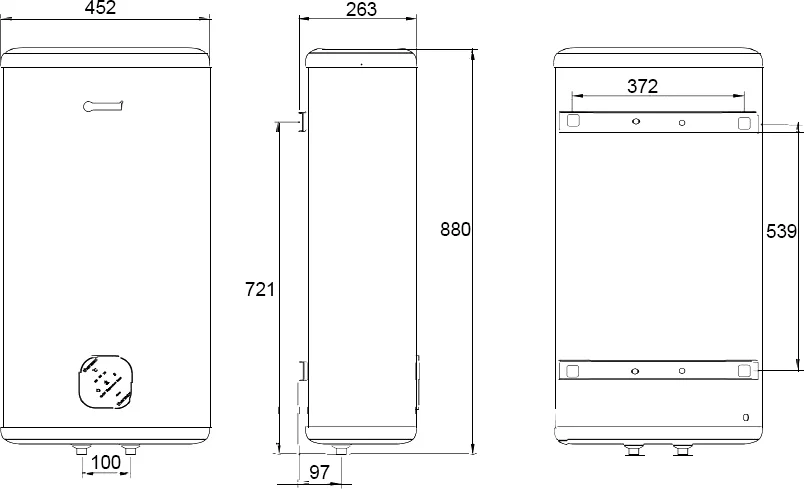 Накопительный водонагреватель Thermex Dream 50 электрический от магазина ЛесКонПром.ру