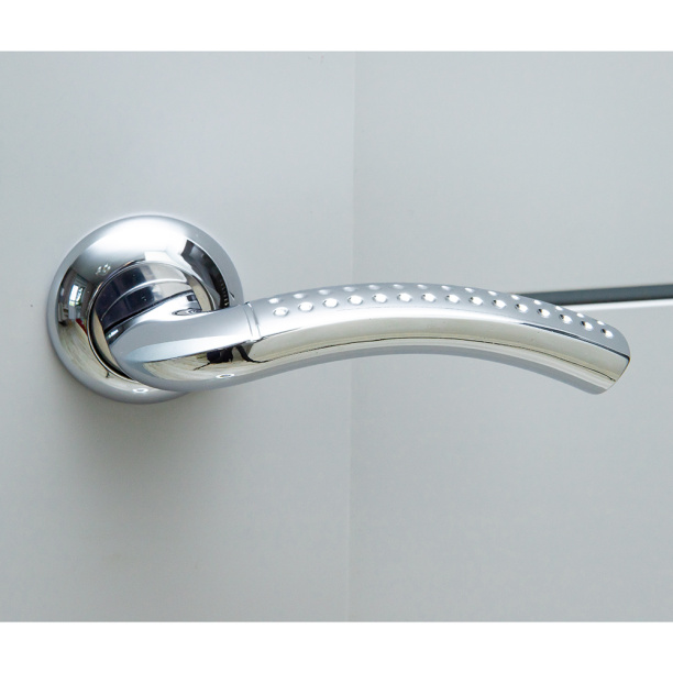 Ручки дверные NEODECO LD-26 хром от магазина ЛесКонПром.ру