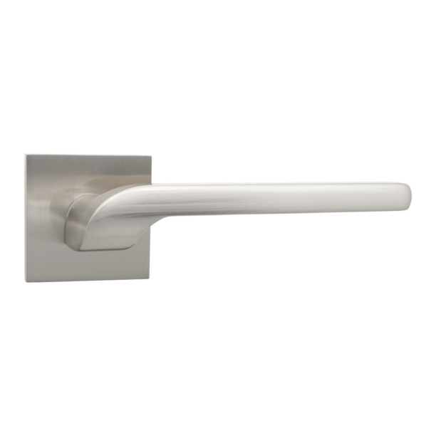 Ручки дверные NEODECO Flame EN никель от магазина ЛесКонПром.ру