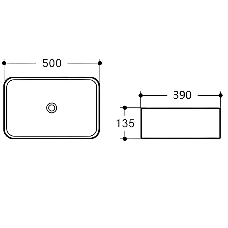 Раковина-чаша Comforty 50 T-Y9378 00004134597 Белая от магазина ЛесКонПром.ру