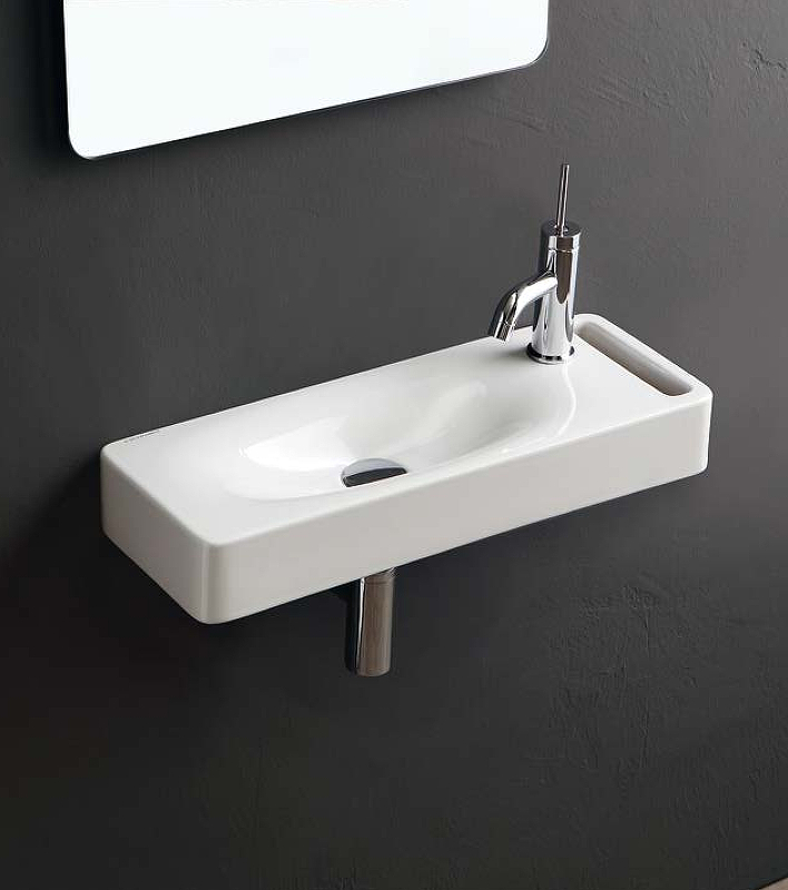 Раковина Scarabeo Soft-Hung-Cube 60 1511 Белая от магазина ЛесКонПром.ру