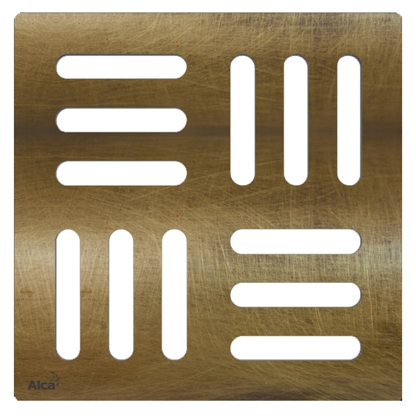 Решетка для лотка Alcaplast MPV001-ANTIC Бронза от магазина ЛесКонПром.ру