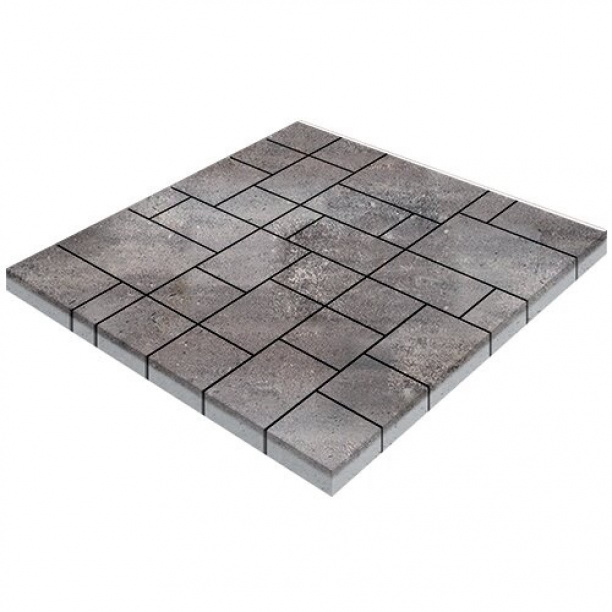 Плитка тротуарная Инсбрук Альпен Steinrus серая от магазина ЛесКонПром.ру