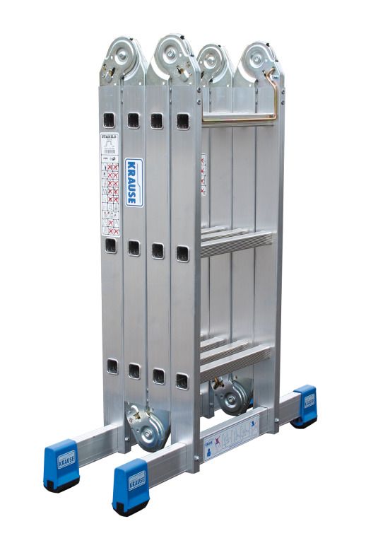 Универсальная алюминиевая шарнирная лестница-трансформер STABILO 4Х3 KRAUSE арт.123527 от магазина ЛесКонПром.ру