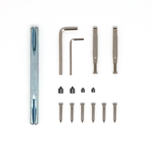 Ручки дверные NEODECO А61919 никель от магазина ЛесКонПром.ру