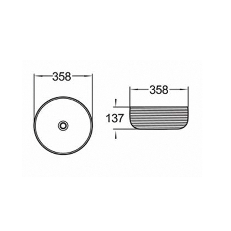 Раковина-чаша Comforty 35.8 102 00004148750 Белая от магазина ЛесКонПром.ру
