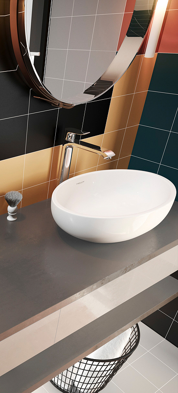 Раковина-чаша Sanita Luxe Ringo Cut 53 RNGSLWB01C Белая от магазина ЛесКонПром.ру