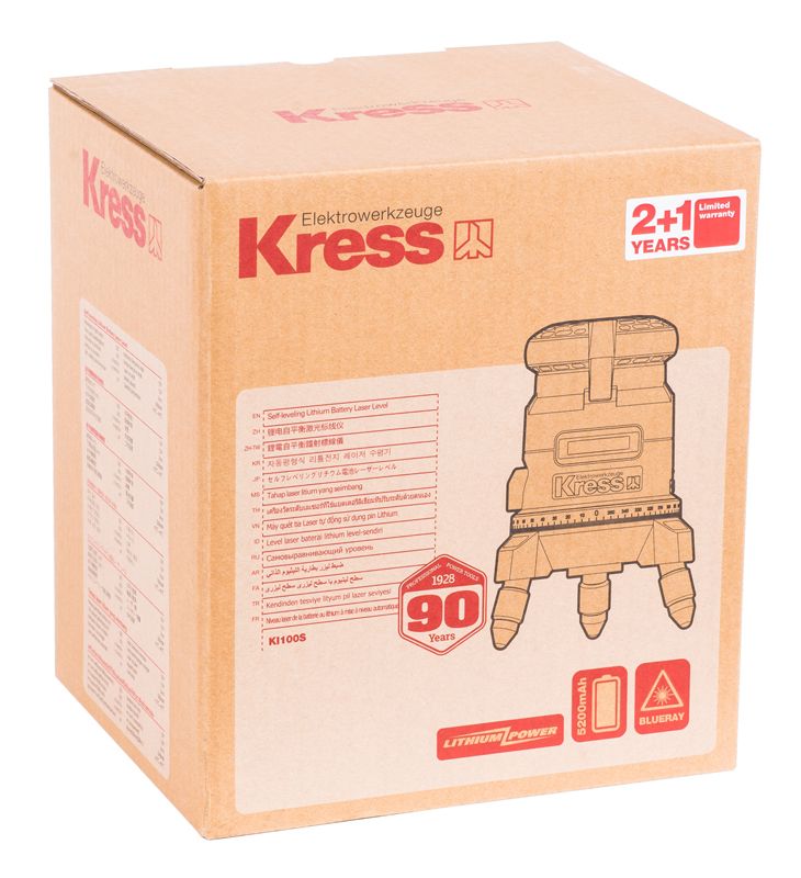 Лазерный нивелир (лазерный уровень) KRESS KI100S в Москве от магазина ЛесКонПром.ру