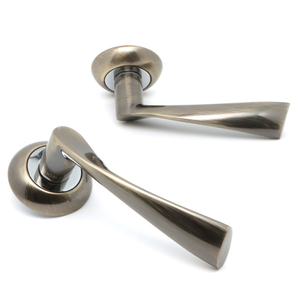 Ручки дверные NEODECO А59012 бронза от магазина ЛесКонПром.ру