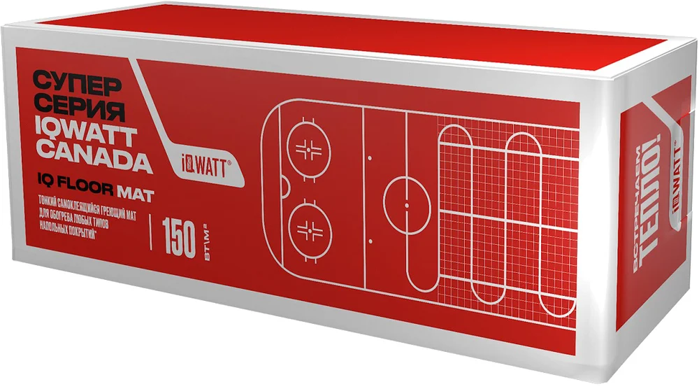 Теплый пол IQ Watt Floor mat 10,0 от магазина ЛесКонПром.ру