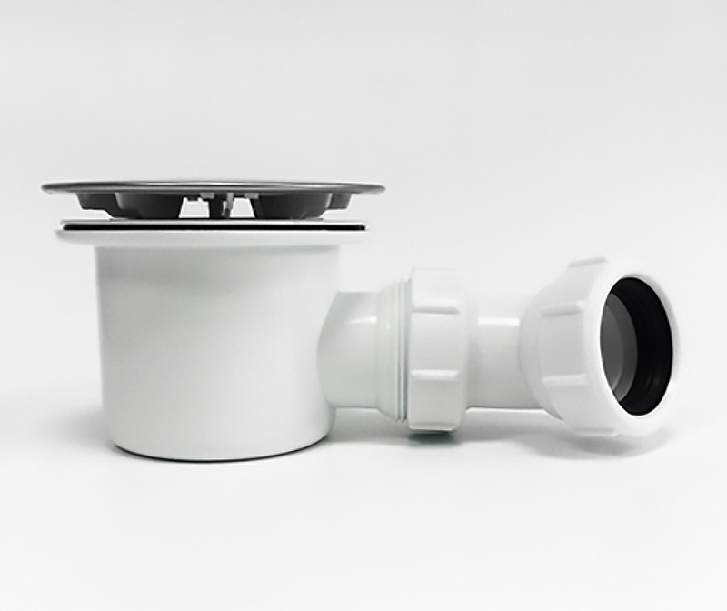 Сифон для душевого поддона WasserKRAFT D210 Хром от магазина ЛесКонПром.ру