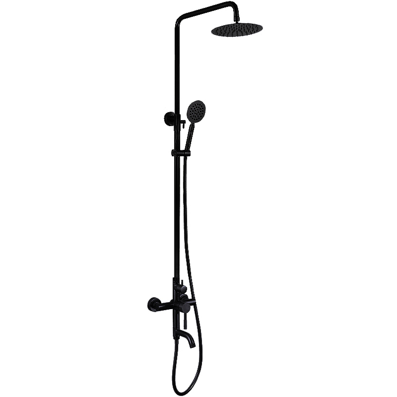 Душевая система Melana Tondo F610107B Черный от магазина ЛесКонПром.ру