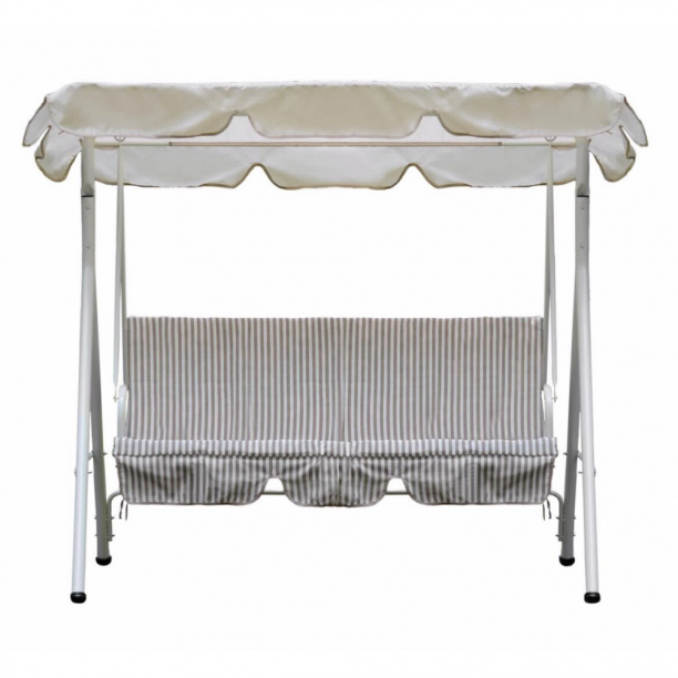 Качели садовые Габи 160х100х150 см жемчужные от магазина ЛесКонПром.ру