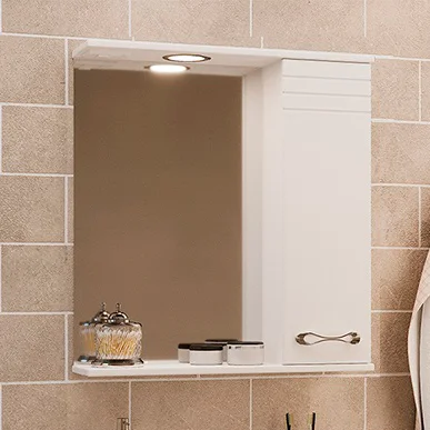 Зеркало Emmy Рио 55 R, с подсветкой от магазина ЛесКонПром.ру