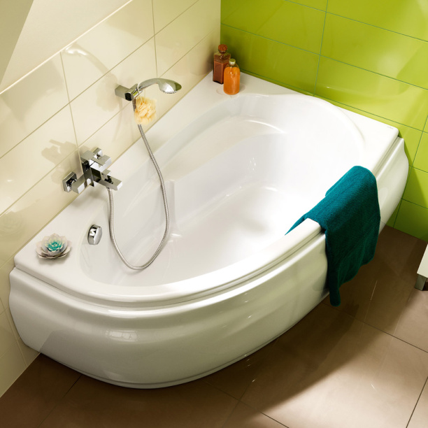 Акриловая ванна Cersanit Joanna 140х90 см правая от магазина ЛесКонПром.ру