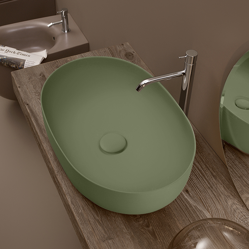 Раковина-чаша Kerasan Nolita 60 534311 Verde от магазина ЛесКонПром.ру