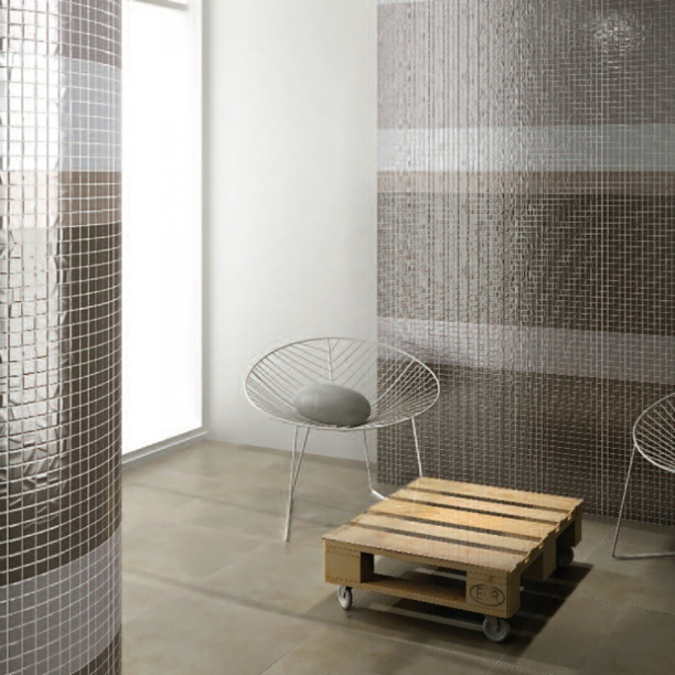 Мозаика Темари керамогранит серебряная 29,8х29,8х0,35 см от магазина ЛесКонПром.ру