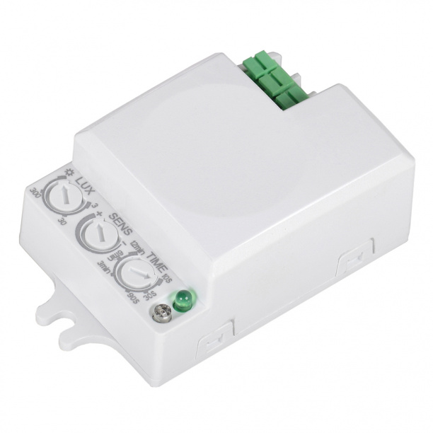 Датчик движения IEK 500 Вт микроволновый встраиваемый от магазина ЛесКонПром.ру