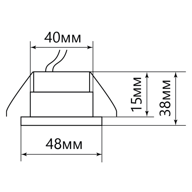 Точечный светильник Feron Сильвер 3 Вт LED дневной от магазина ЛесКонПром.ру