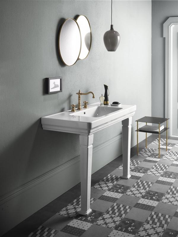 Раковина GSI Classic 105 8723111 белая глянцевая от магазина ЛесКонПром.ру