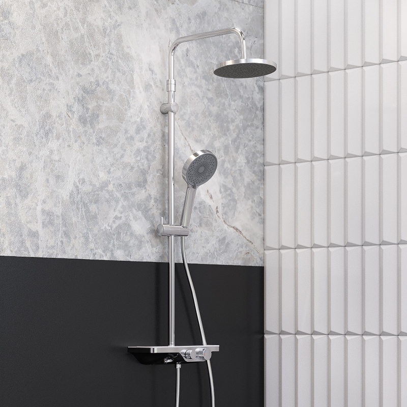 Душевая система Damixa Apollo 947730000 Хром от магазина ЛесКонПром.ру