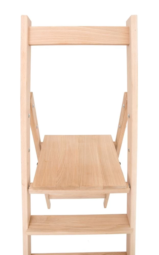 Стремянка деревянная односторонняя со ступенями Hoz-Block Электрик 4 ступени (арт. СДЭ-4) от магазина ЛесКонПром.ру