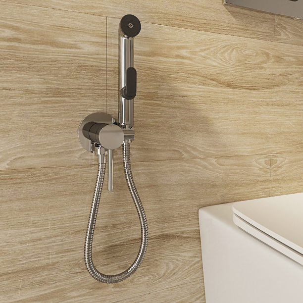 Гигиенический душ Milardo встраиваемый хром от магазина ЛесКонПром.ру